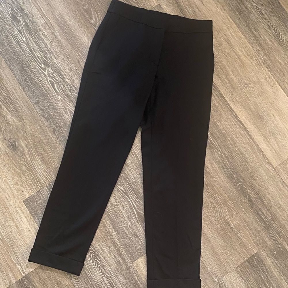 NWT Talbots Cropped Black pants Sz P fit 0-2 petite
